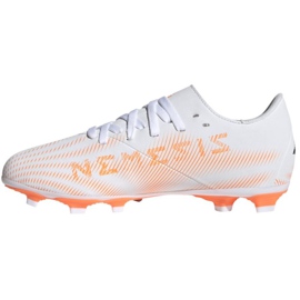 Chaussures de football Adidas Nemeziz.4 FxG Jr FW7363 multicolore blanche 1