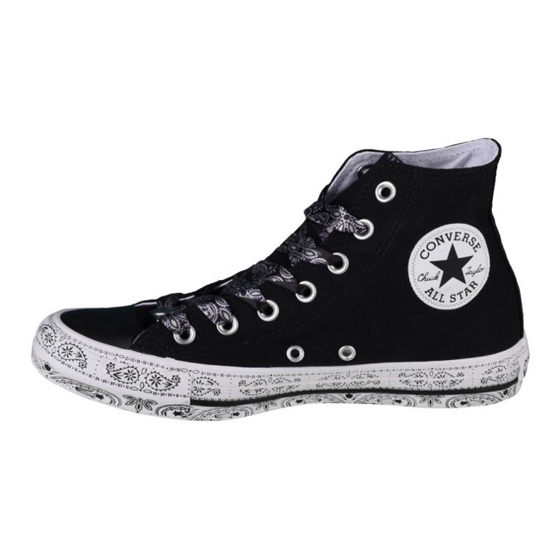Chaussures Converse X Miley Cyrus Chuck Taylor Hi All Star 162234C noir 1