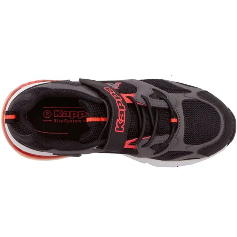 Chaussures Kappa Yero Jr 260891K noir rouge 1