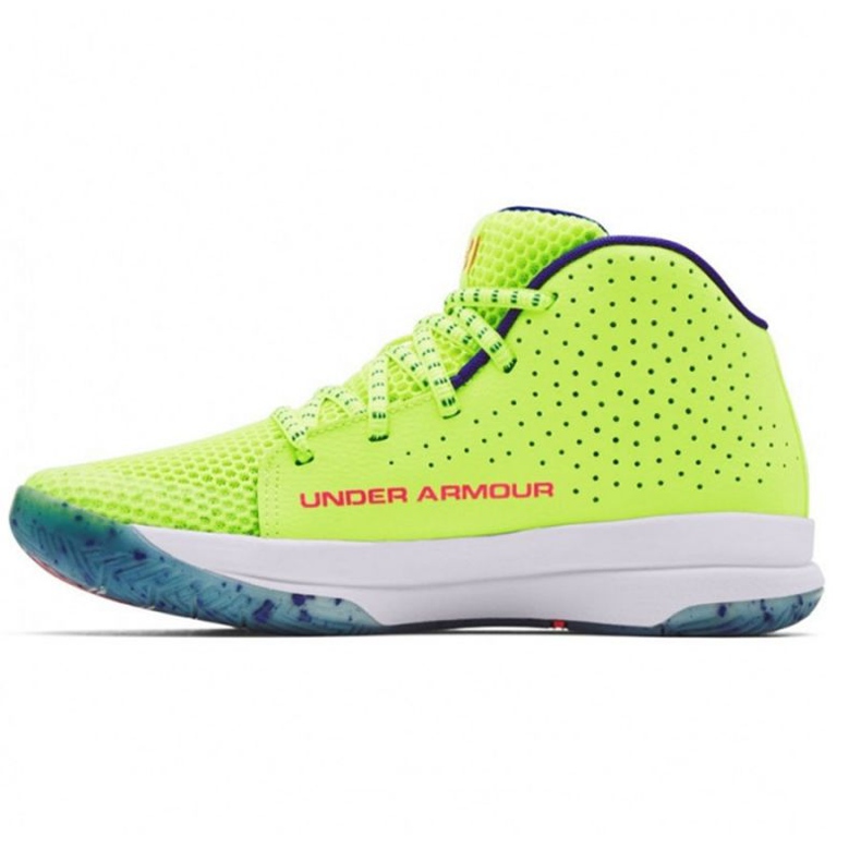 Chaussure de basket Under Armour Gs Jet Splash Jr 3024 120 300 jaune jaune 1