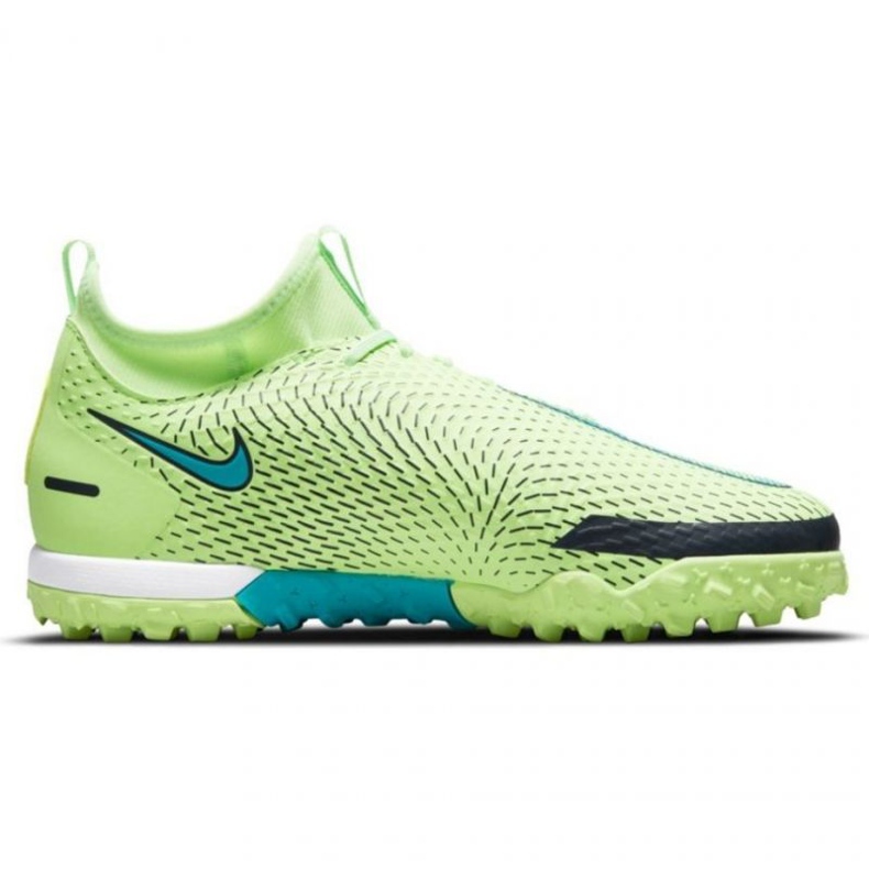 Nike Phantom Gt Academy Df Tf Jr CW6695 303 chaussures de football multicolore vert 1
