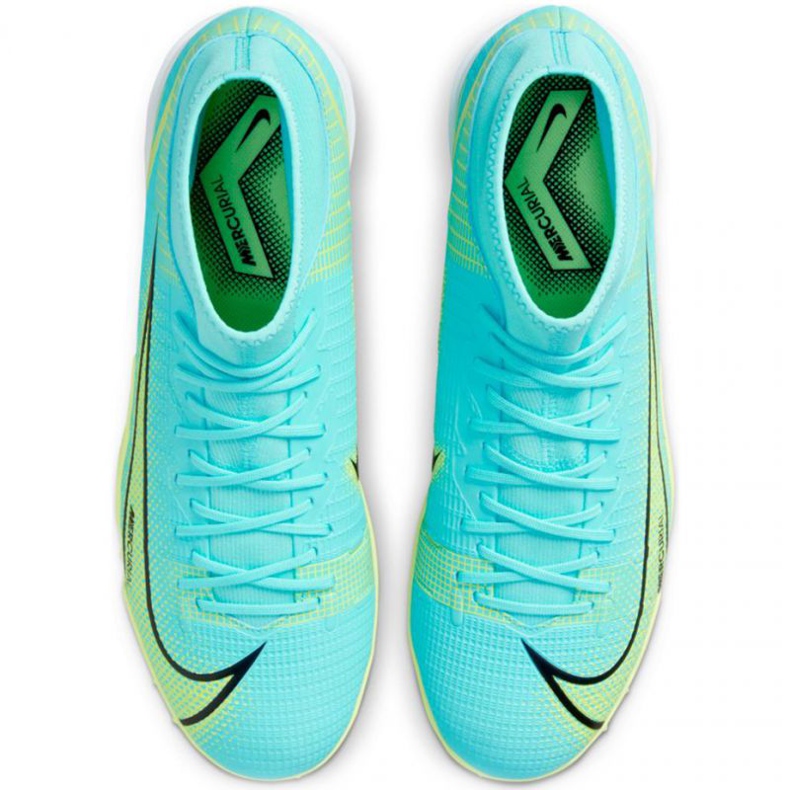 Nike Mercurial Superfly 8 Academy Tf M CV0953 403 chaussures de football multicolore bleu 1