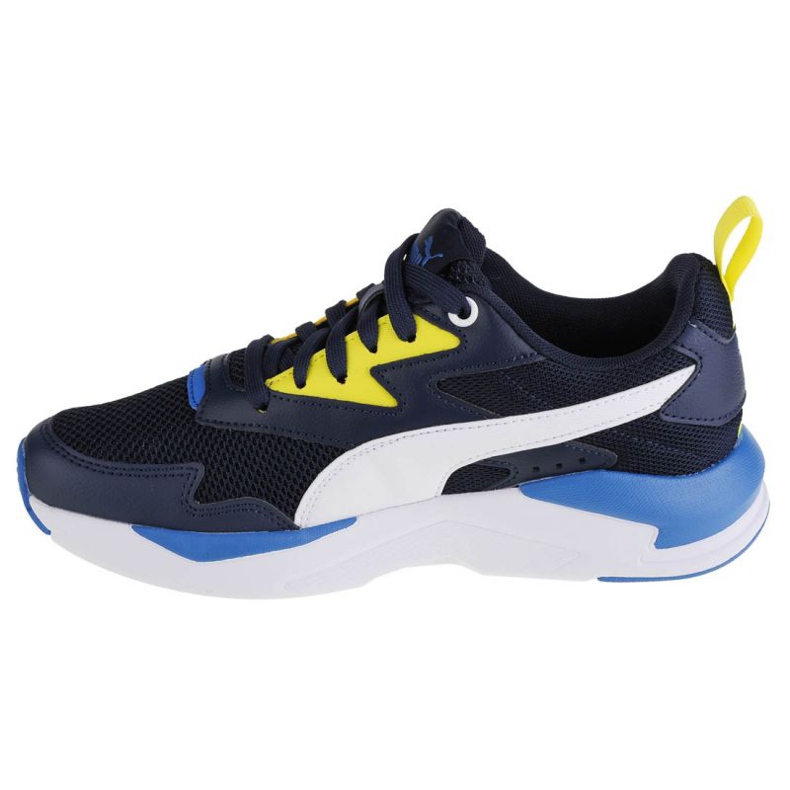 Puma X-Ray Lite W 374393 10 blanche bleu marin jaune 1