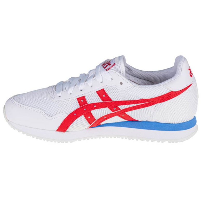 Asics Tiger Runner W 1191A207-104 blanche rouge 1 Asics Tiger Runner W 1191A207-104 blanche rouge 1