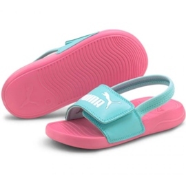 Sandales Puma Popcat 20 Backstrap Ac Jr 380555 08 multicolore bleu 3
