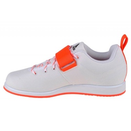 Chaussures Adidas Powerlift 4 M GZ2865 blanc noir orange 1