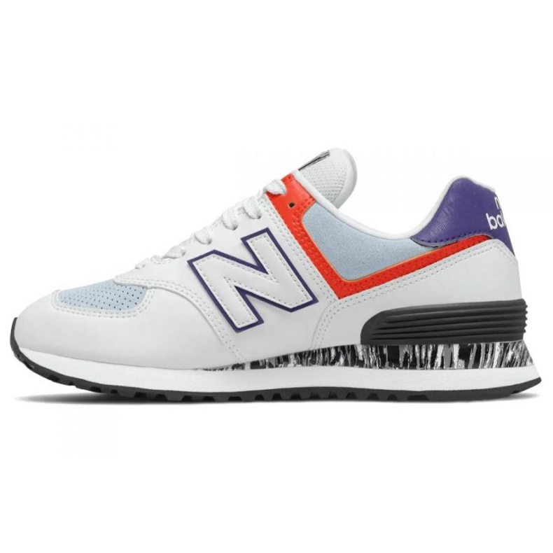 New Balance W WL574CS2 blanche gris multicolore 1