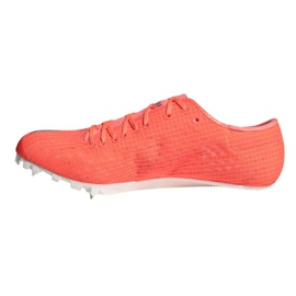 Adidas Adizero Finesse Spikes EE4598 chaussures de course à pointes rose 1