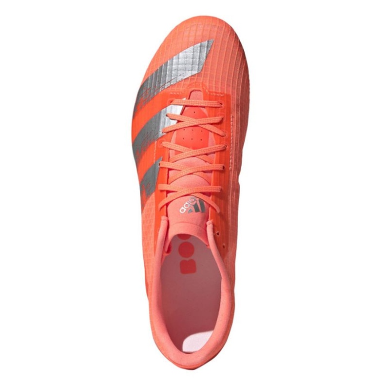 Adidas Adizero Md Spikes EE4605 chaussures de course à pointes rose 2 Adidas Adizero Md Spikes EE4605 chaussures de course à pointes rose 2