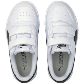 Puma Shuffle V Ps Jr 375689 02 blanc noir 1