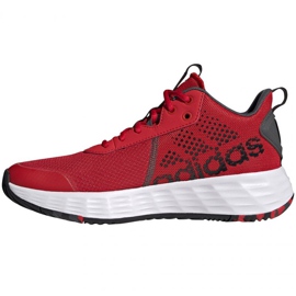 Chaussures Adidas Ownthegame Sho M H00466 noir rouge 1