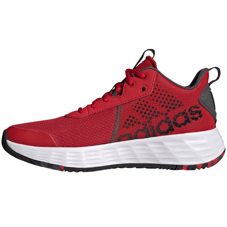 Chaussures Adidas Ownthegame Sho M H00466 le noir rouge 1