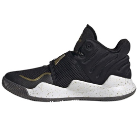 Chaussures adidas Deep Threat Primeblue C Jr GZ0111 blanche le noir 1