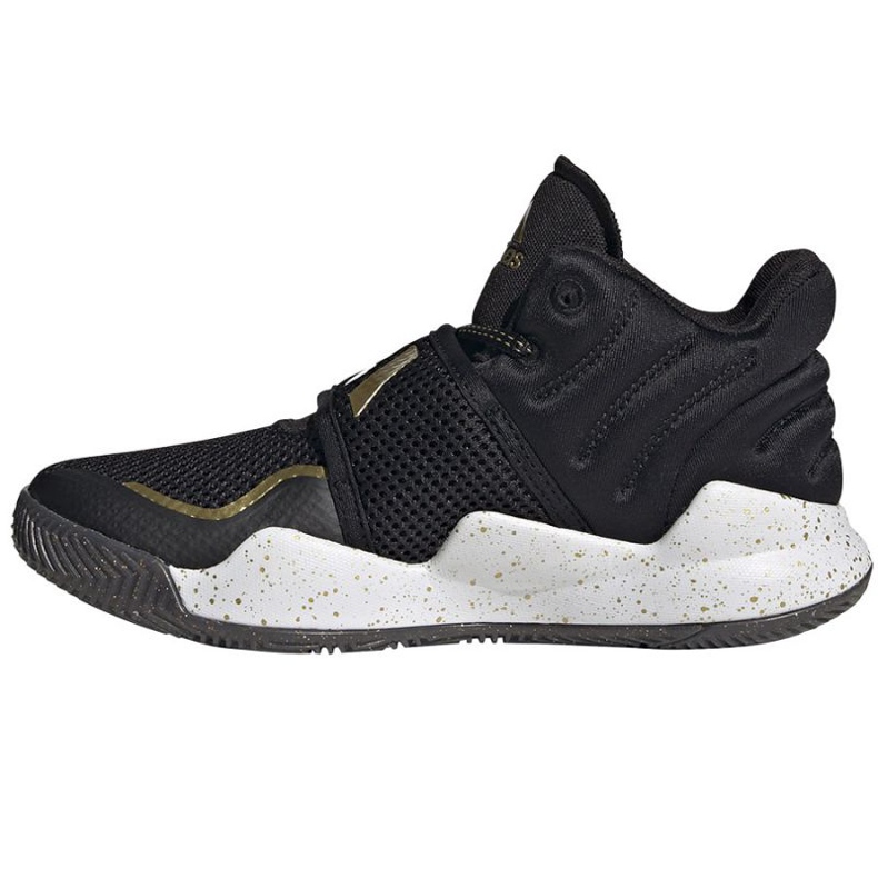 Chaussures adidas Deep Threat Primeblue C Jr GZ0111 blanche le noir 1