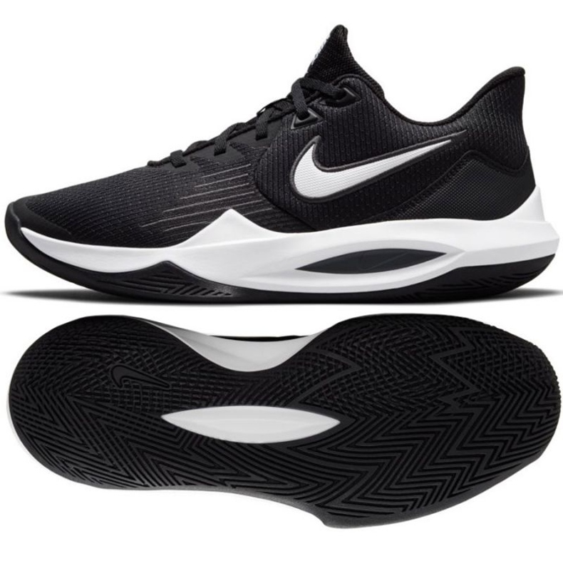 Chaussure de basket-ball Nike Precision 5 M CW3403 003 multicolore noir 1