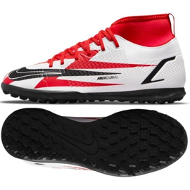 Chaussure de football Nike Mercurial Superfly 8 Club CR7 Tf Jr DB0933 600 multicolore blanche 1