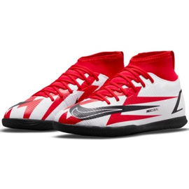 Nike Mercurial Superfly 8 Club CR7 Ic Jr DB0930 600 chaussures de football multicolore blanche 2
