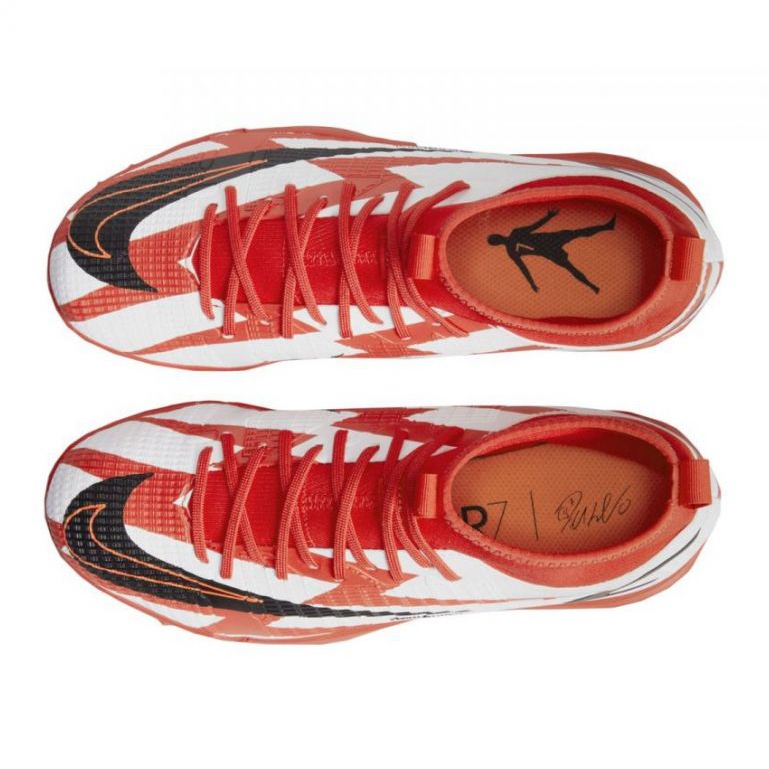 Chaussure de football Nike Mercurial Superfly 8 Academy CR7 Tf Jr DB2679 600 multicolore oranges et rouges 1