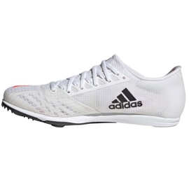 Adidas Distancestar W FY4095 crampons de course blanche 1 Adidas Distancestar W FY4095 crampons de course blanche 1