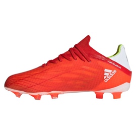 Chaussures de foot Adidas X Speedflow.1 Fg Jr FY3284 rouge oranges et rouges 1
