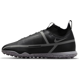 Nike Phantom GT2 Club Dynamic Fit Tf Jr DC0826 004 chaussures de football noir noir 1