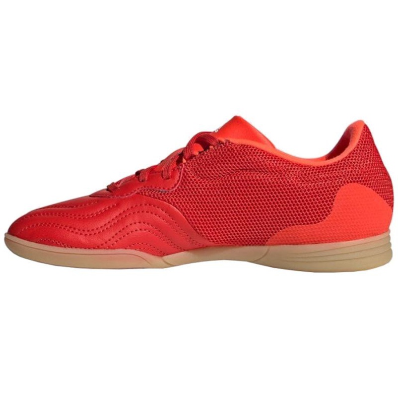 Chaussures de football Adidas Copa Sense.3 In Sala Jr FY6157 rouge oranges et rouges 1 Chaussures de football Adidas Copa Sense.3 In Sala Jr FY6157 rouge oranges et rouges 1