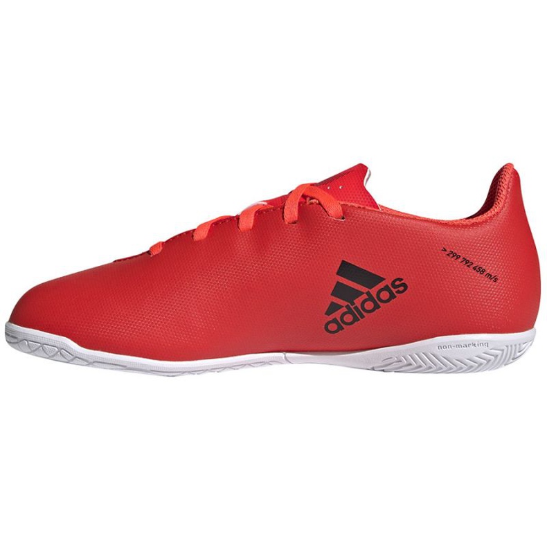 Chaussures de foot Adidas X Speedflow.4 In Jr FY3331 multicolore oranges et rouges 1
