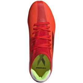 Chaussures de foot Adidas X Speedflow.3 Mg Jr FY3261 multicolore oranges et rouges 1 Chaussures de foot Adidas X Speedflow.3 Mg Jr FY3261 multicolore oranges et rouges 1