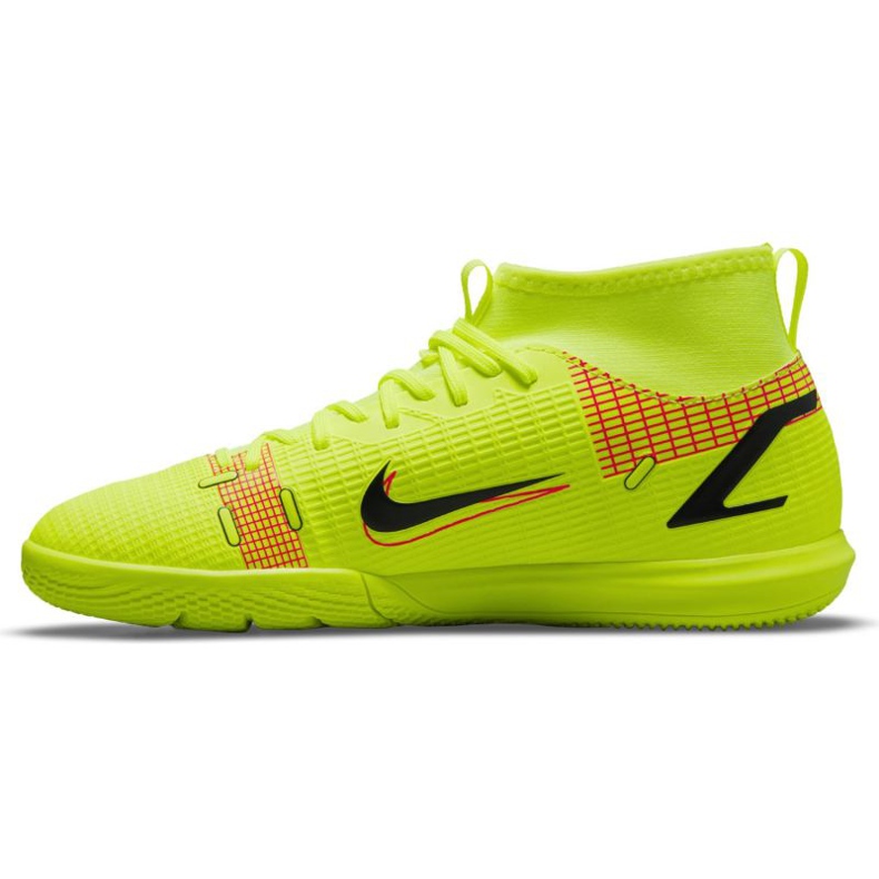 Nike Mercurial Superfly 8 Academy Ic Jr CV0784-760 chaussures de football multicolore jaunes 1