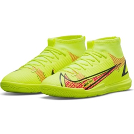 Nike Mercurial Superfly 8 Academy Ic Jr CV0784-760 chaussures de football multicolore jaunes 3
