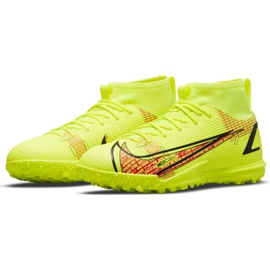 Chaussure de football Nike Mercurial Superfly 8 Academy Tf Jr CV0789-760 multicolore jaunes 3