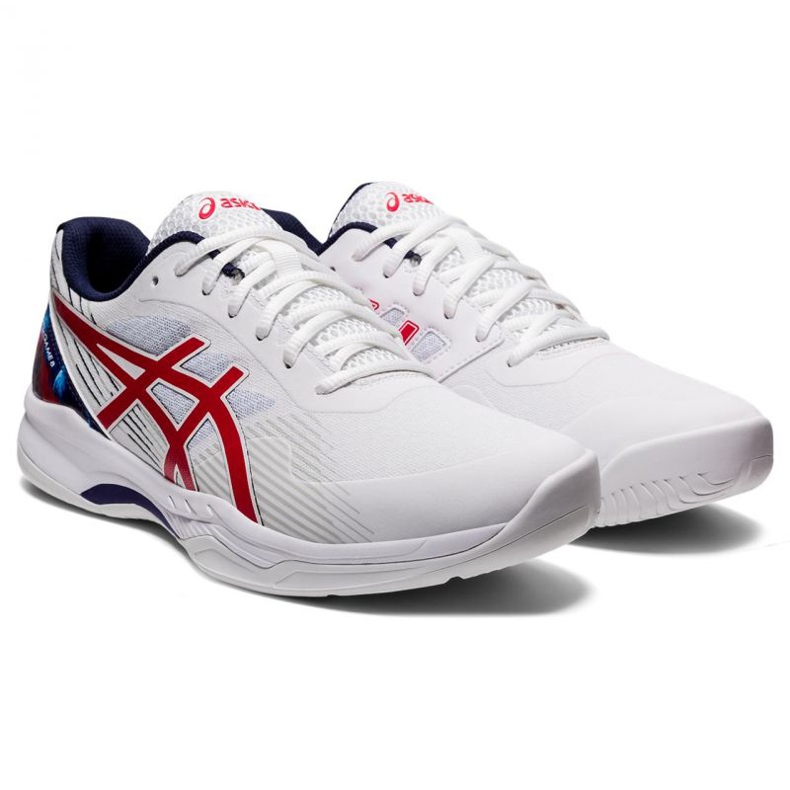 Asics Gel-Game 8 LE M 1041A290-110 blanche 1 Asics Gel-Game 8 LE M 1041A290-110 blanche 1