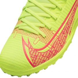 Nike Mercurial Superfly 8 Club Tf Jr CV0795 760 chaussures de football jaune jaunes 3