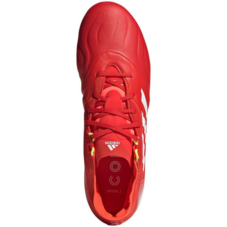 Chaussures de football Adidas Copa Sense.2 Fg M FY6177 rouge oranges et rouges 1 Chaussures de football Adidas Copa Sense.2 Fg M FY6177 rouge oranges et rouges 1
