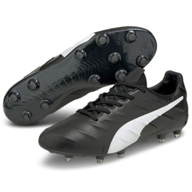 Chaussures de football Puma King Platinum 21 FG/AG 106478 01 noir noir 1