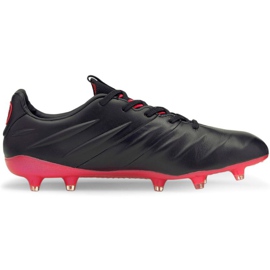 Puma King Platinum 21 FG / AG M 106478 02 chaussures de football noir noir 1