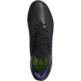 Chaussures de foot Adidas X Speedflow.2 Fg M FY3288 noir, noir, violet noir 1