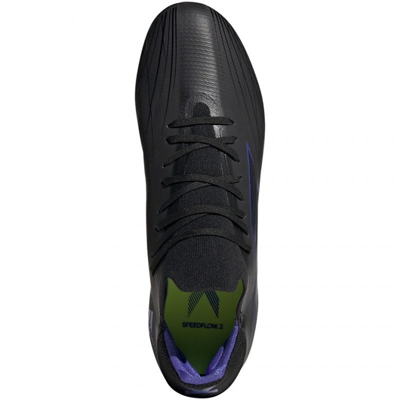 Chaussures de foot Adidas X Speedflow.2 Fg M FY3288 noir, noir, violet noir 1