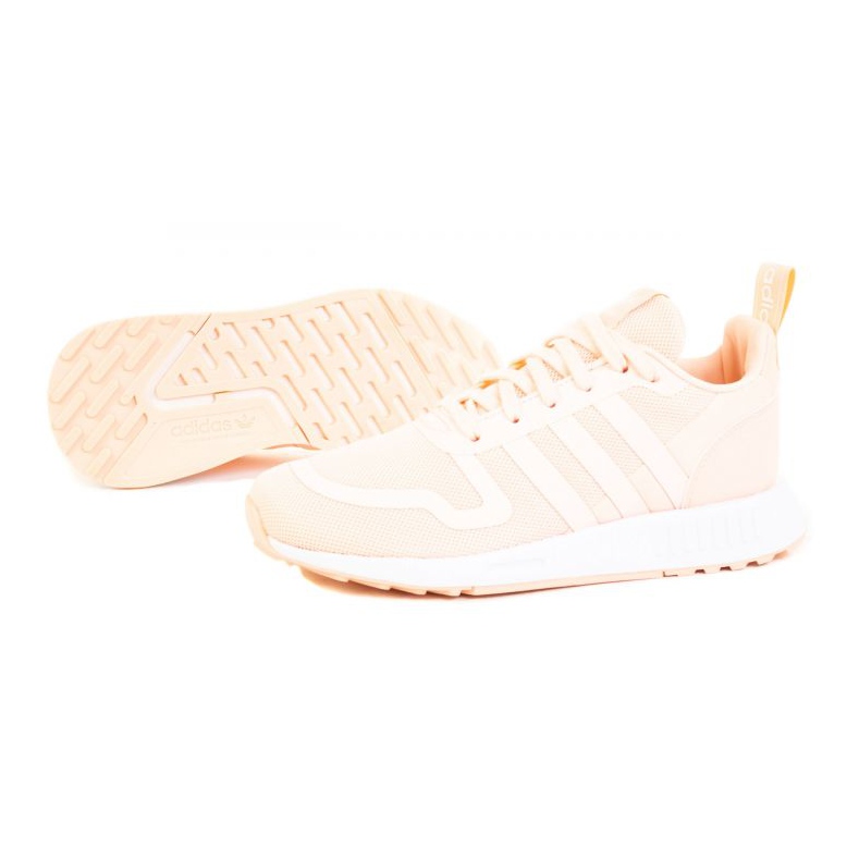 Chaussures Adidas Multix Jr Q47136 blanc rose 1