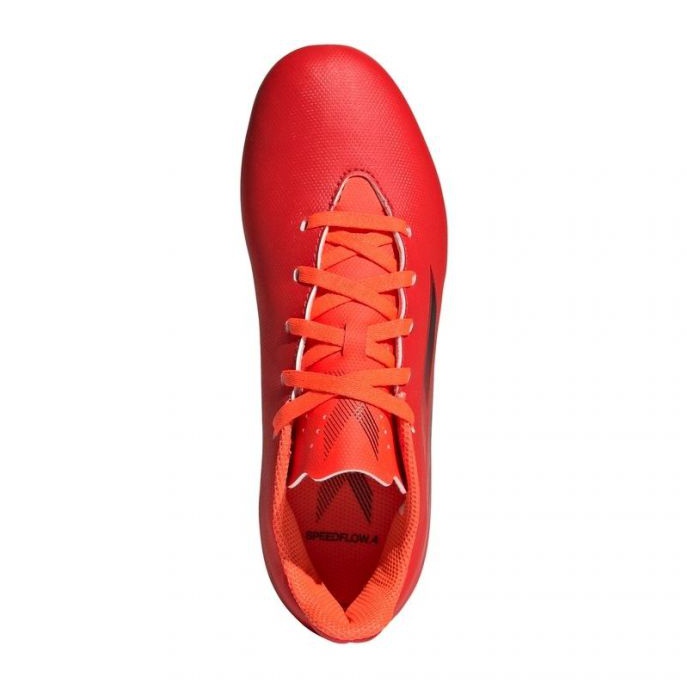 Chaussures de foot Adidas X Speedflow.4 FxG Jr FY3319 rouge oranges et rouges 1 Chaussures de foot Adidas X Speedflow.4 FxG Jr FY3319 rouge oranges et rouges 1