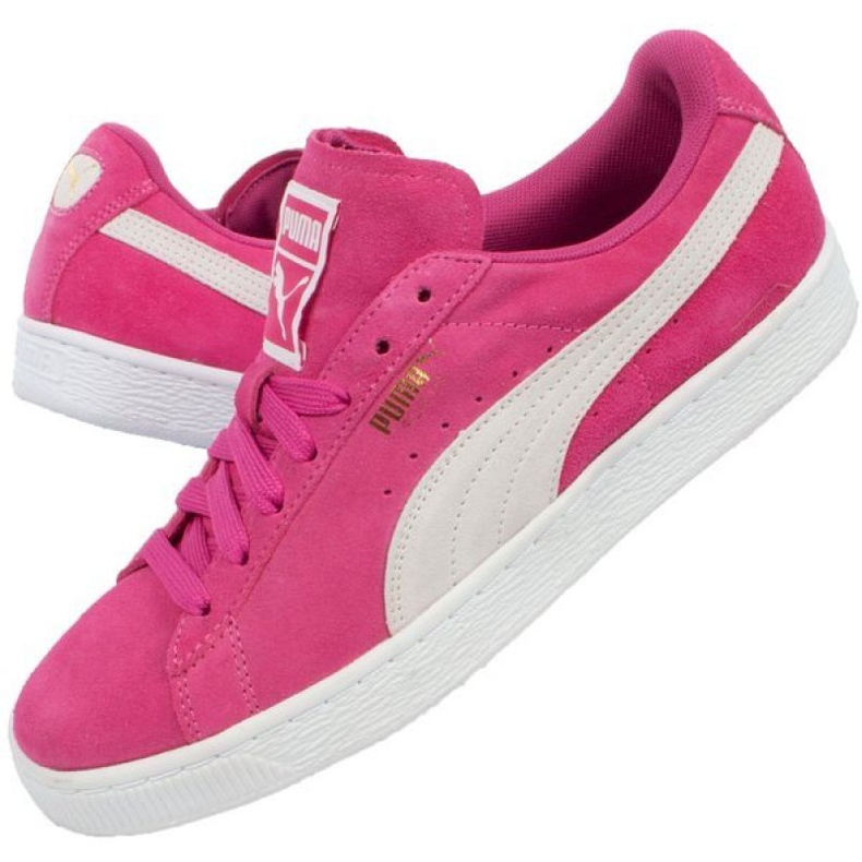 Chaussures Puma Suede Classic W 355462 38 beige rose d'or 1