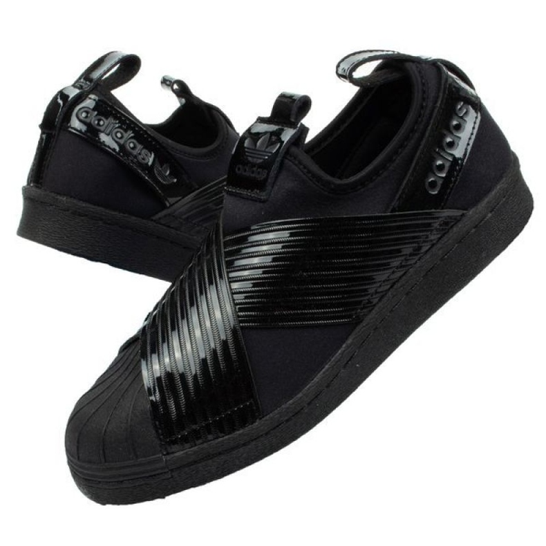 Adidas Superstar Slipon W Bd8055 chaussures le noir 1 Adidas Superstar Slipon W Bd8055 chaussures le noir 1