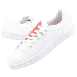 Puma Basket Crush W 369556 01 blanche rouge 1