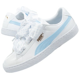 Puma Basket Coeur Etoiles W 367820 01 blanche bleu 1