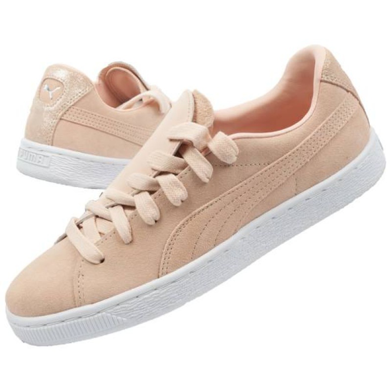 Puma daim Crush chaussures givrées 370194 01 rose 1