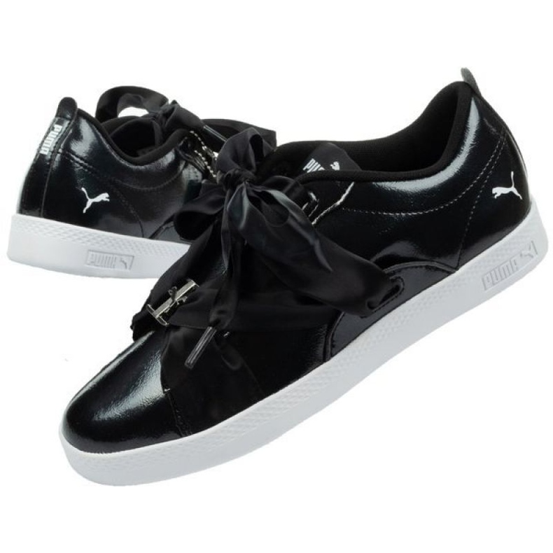 Chaussures Puma Smash Wns Bkl Patent W 369638 02 noir 1