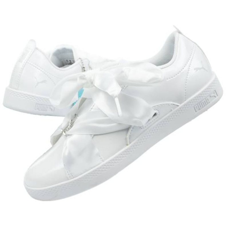 Chaussures Puma Smash Wns Bkl Patent W 369638 01 blanc 1