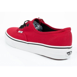 Chaussures Vans authentiques ONJV2KA rouge 4