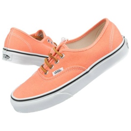 Chaussures Vans Authentic 0VOEAQH le noir orange 1 Chaussures Vans Authentic 0VOEAQH le noir orange 1