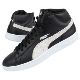 Baskets Puma Smash M 366924 02 blanc noir 1